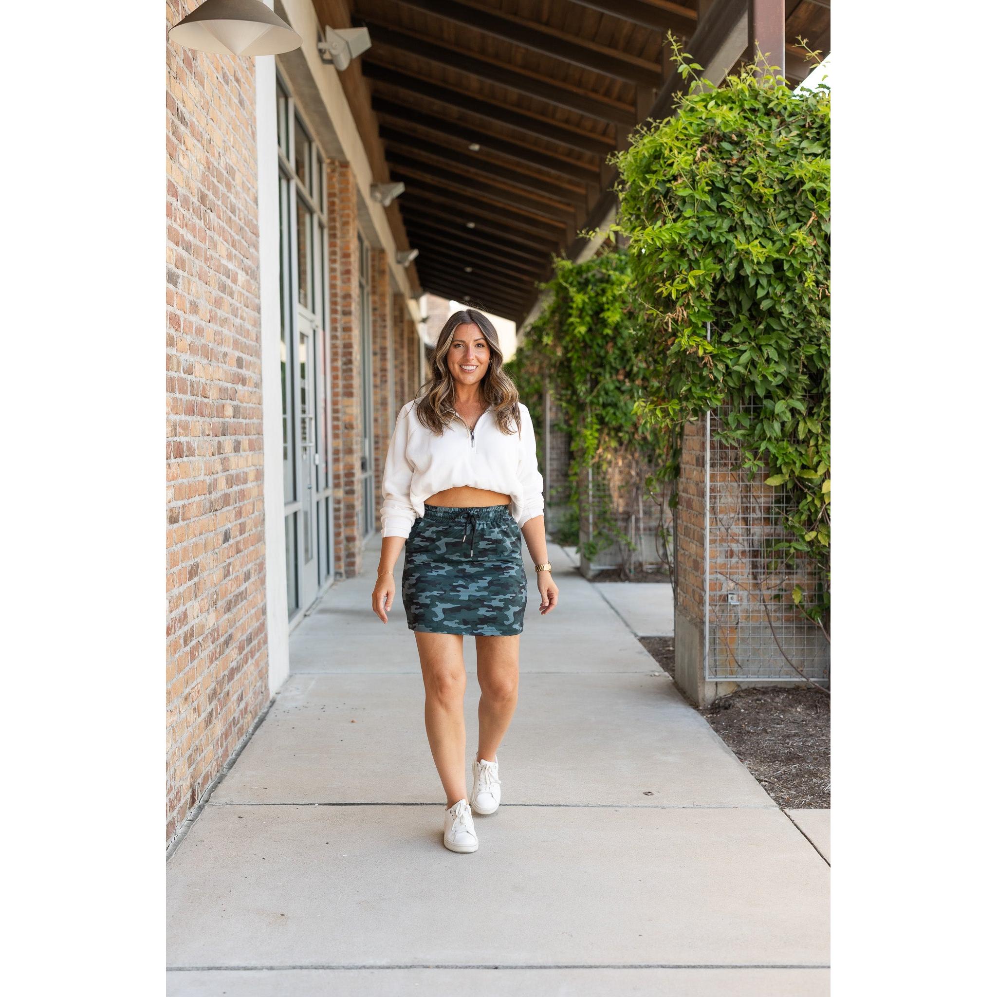 Ready to Ship |  The Kai - CAMO Jogger Skirt
